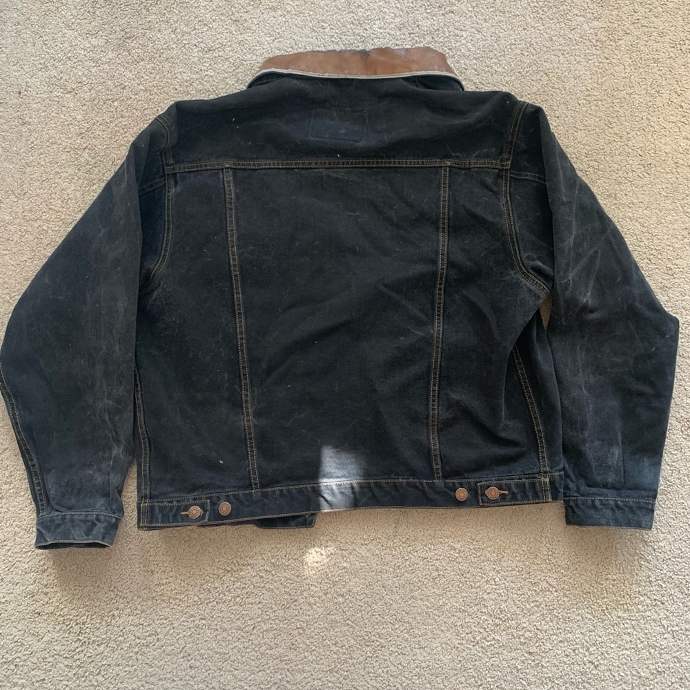 the original arizona jean company dark wash denim jacket - medium - Picture 2 of 6